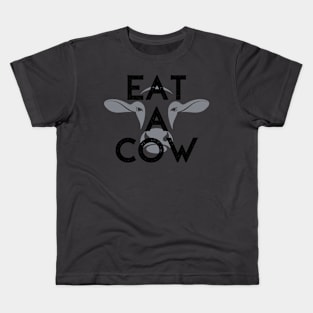 Eat A Cow Kids T-Shirt